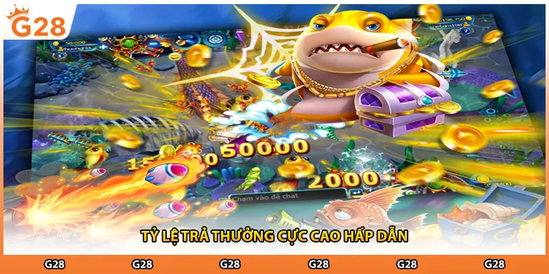 Tỷ lệ trả thưởng cực cao hấp dẫn